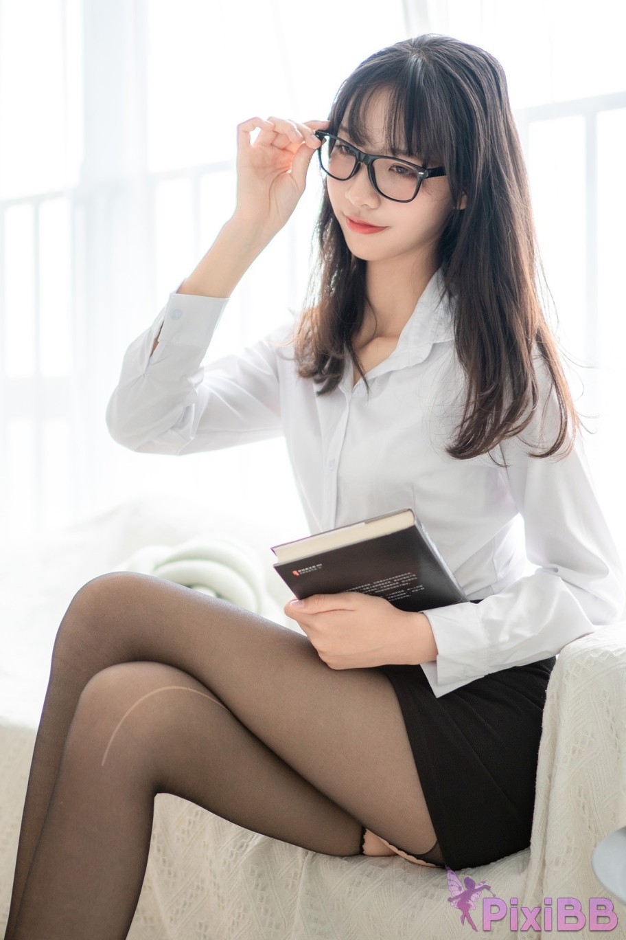 Coser Cha zi ccz Black silk double lily PixiBB.COM 067