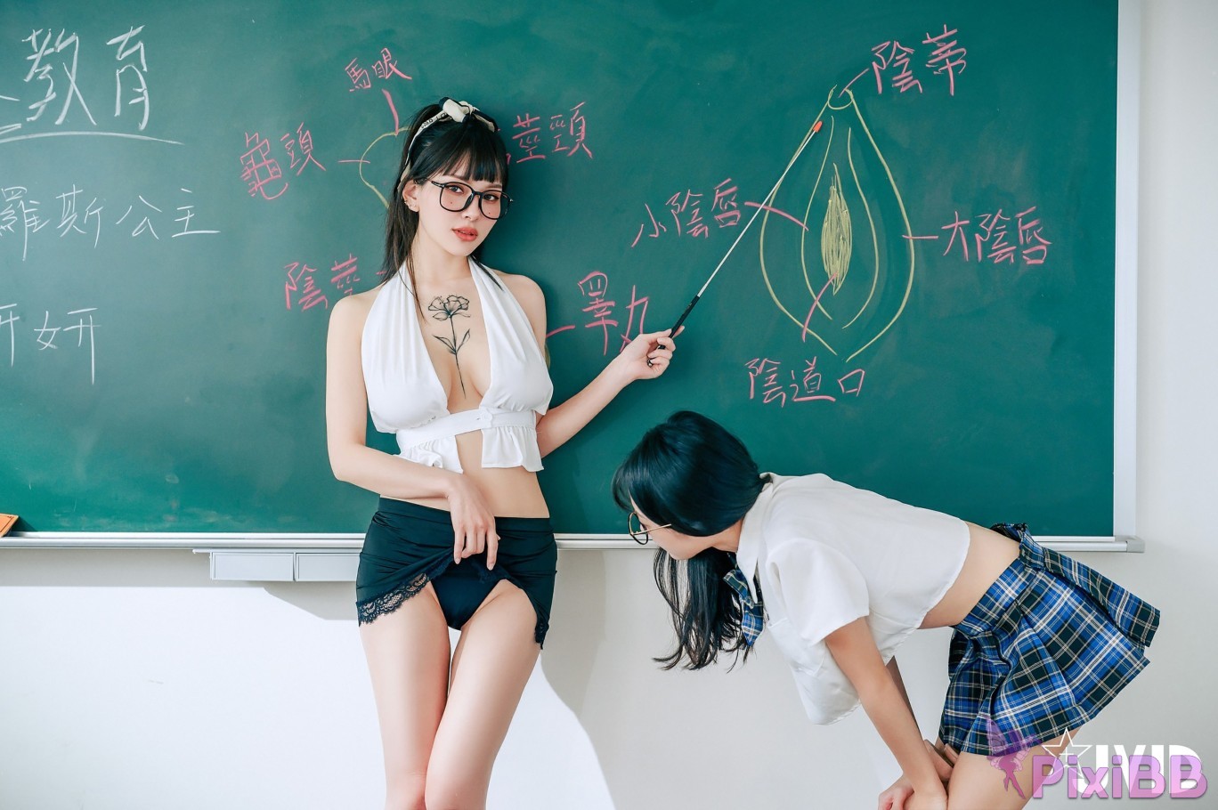 JVID Yan yan Angel and E luo si gong zhu OLJK PixiBB.COM 002