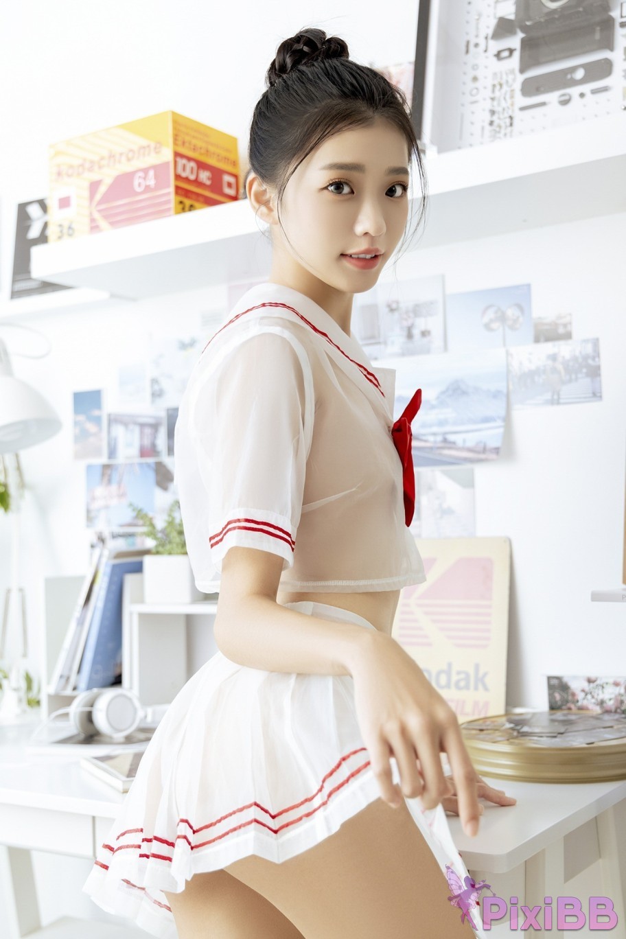 JVID Yan yan Angel E sports girl super cute small breast beautiful girl PixiBB.COM 005