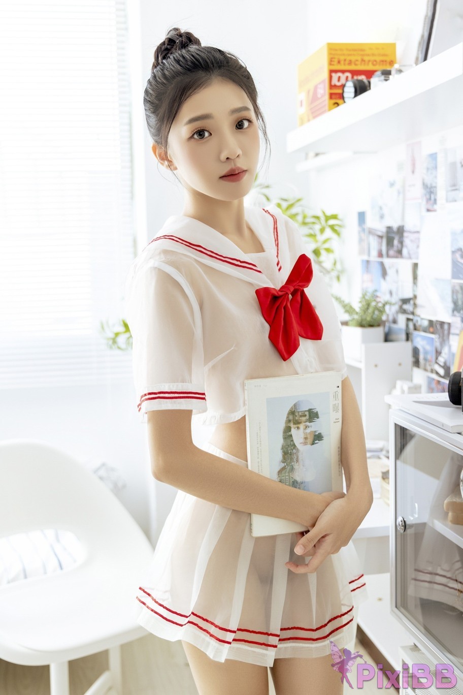 JVID Yan yan Angel E sports girl super cute small breast beautiful girl PixiBB.COM 006