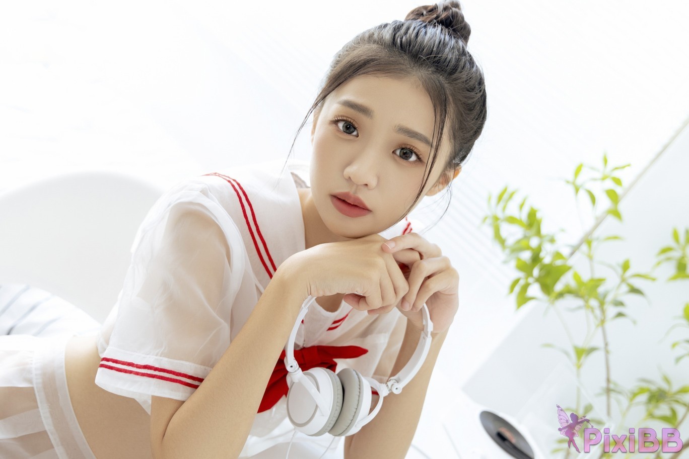 JVID Yan yan Angel E sports girl super cute small breast beautiful girl PixiBB.COM 015