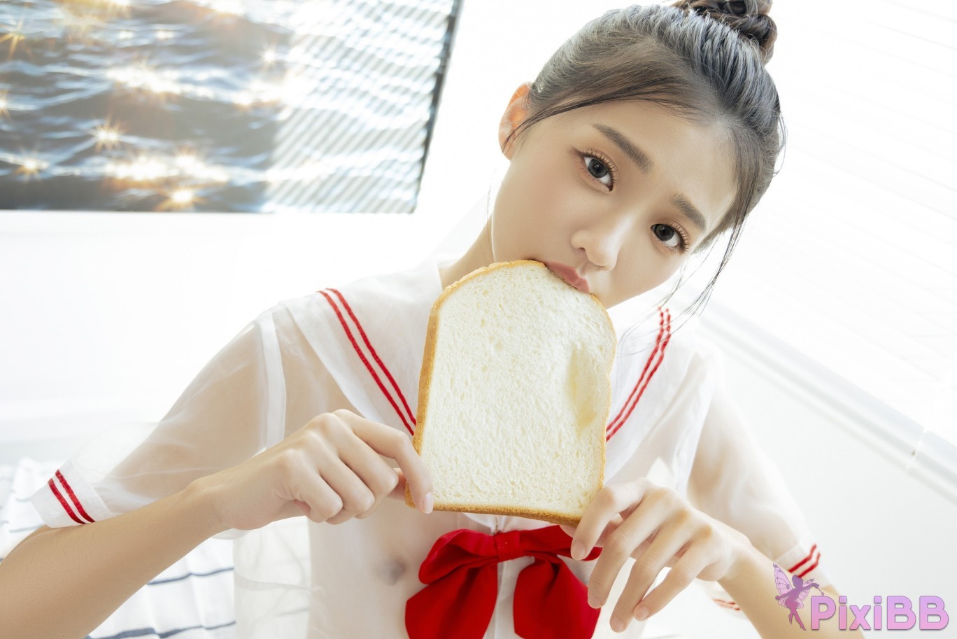 JVID Yan yan Angel E sports girl super cute small breast beautiful girl PixiBB.COM 023