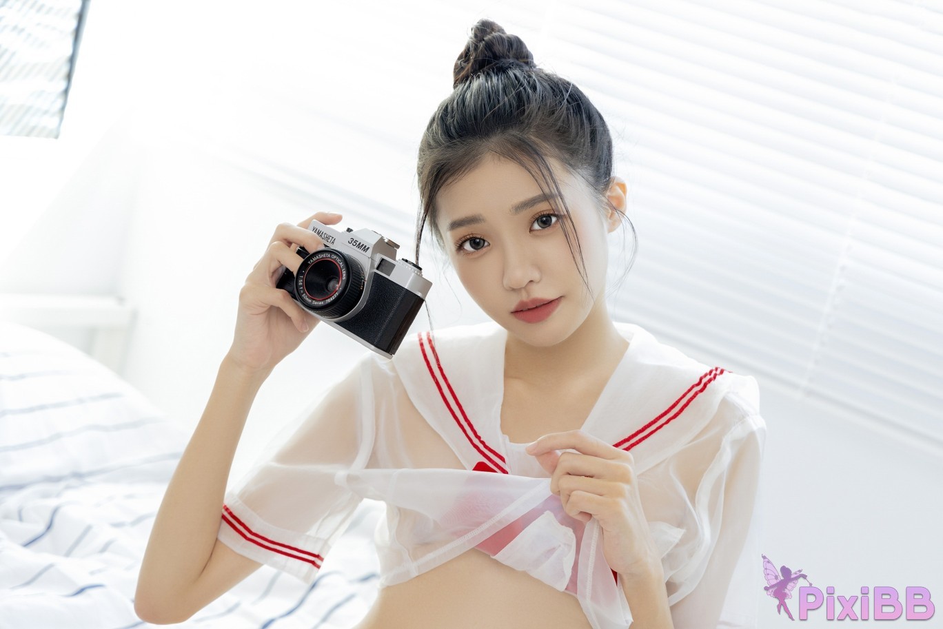 JVID Yan yan Angel E sports girl super cute small breast beautiful girl PixiBB.COM 031