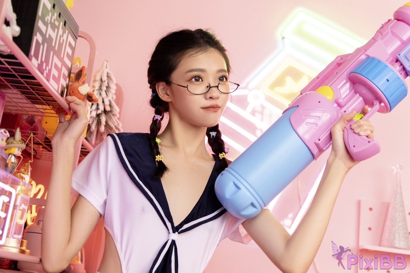 JVID Yan yan Angel E sports girl super cute small breast beautiful girl PixiBB.COM 042