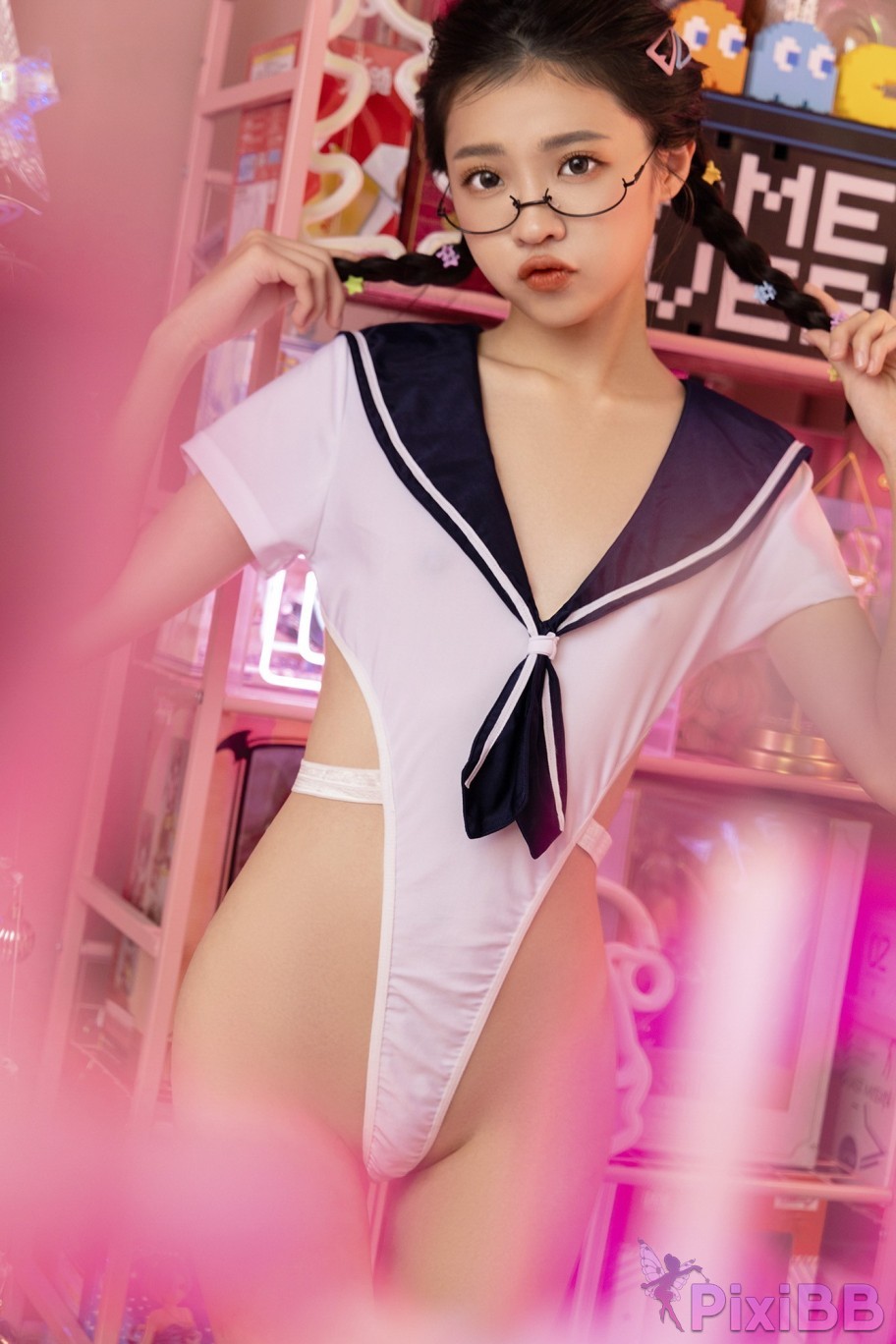 JVID Yan yan Angel E sports girl super cute small breast beautiful girl PixiBB.COM 046