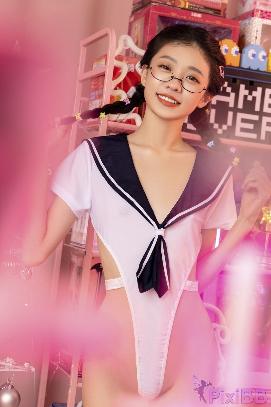 JVID Yan yan Angel E sports girl super cute small breast beautiful girl PixiBB.COM 047