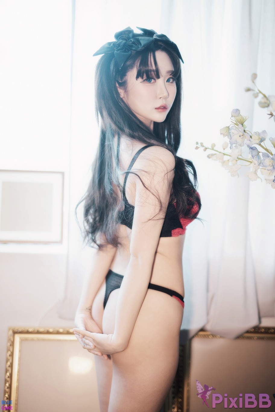 BLUECAKE Bomi and Zia Fate Saber x Thosaka Rin Lingerie.Ver PixiBB.COM 004