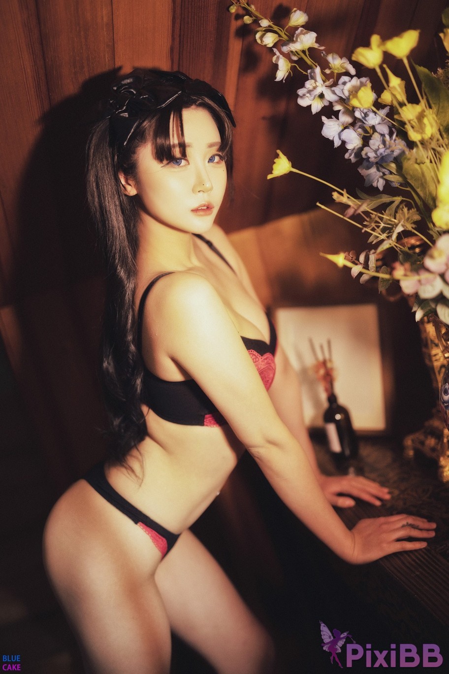 BLUECAKE Bomi and Zia Fate Saber x Thosaka Rin Lingerie.Ver PixiBB.COM 021
