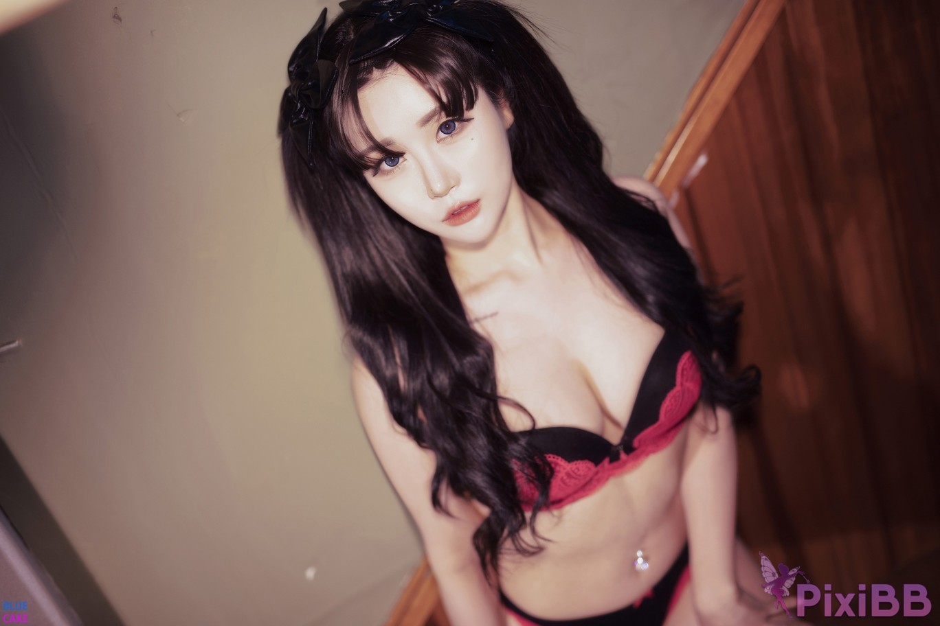 BLUECAKE Bomi and Zia Fate Saber x Thosaka Rin Lingerie.Ver PixiBB.COM 028
