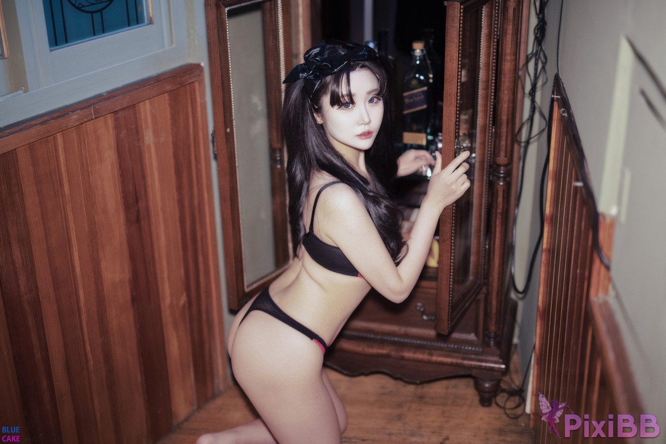 BLUECAKE Bomi and Zia Fate Saber x Thosaka Rin Lingerie.Ver PixiBB.COM 029