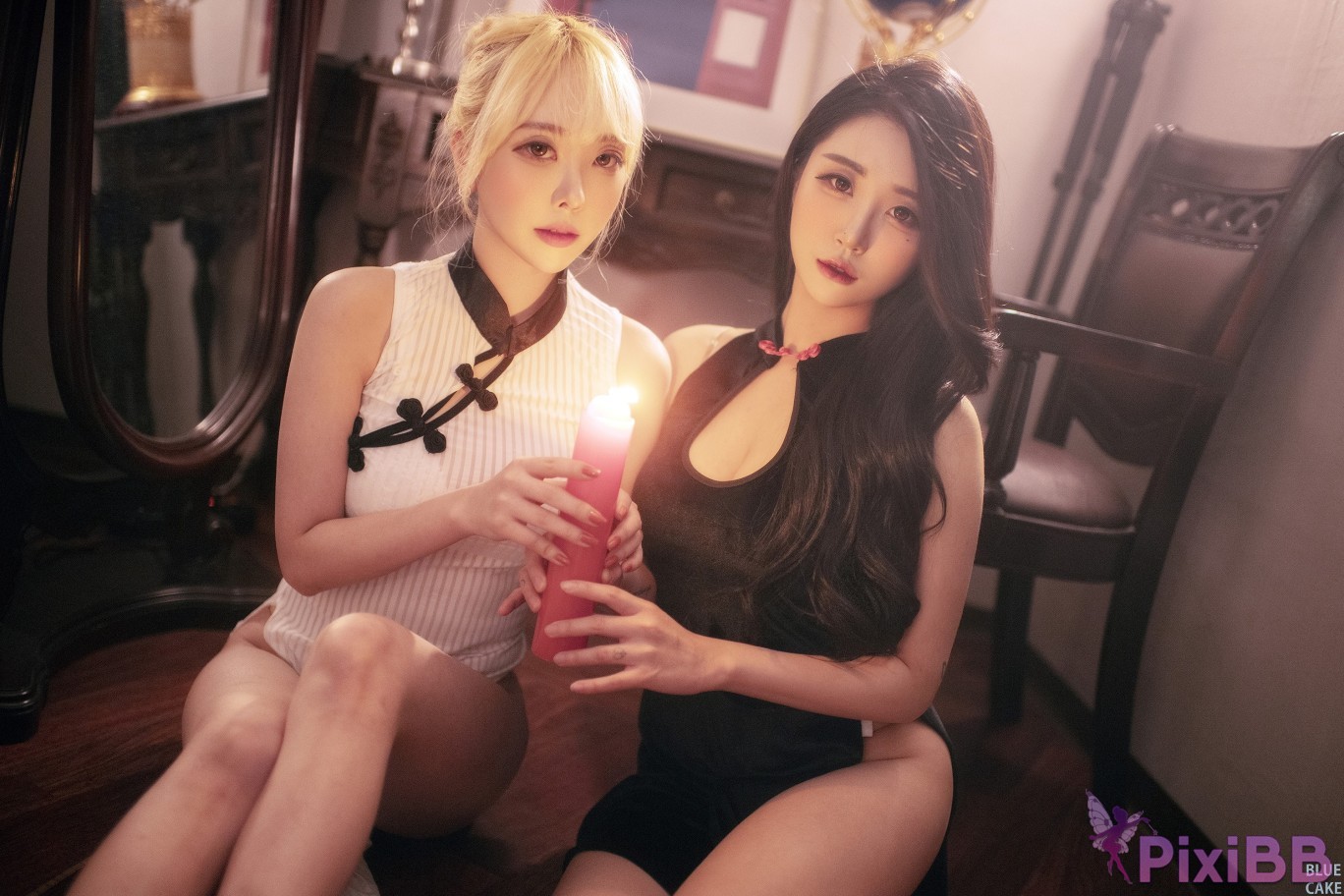 BLUECAKE Bomi and Zia Mandarin PixiBB.COM 043