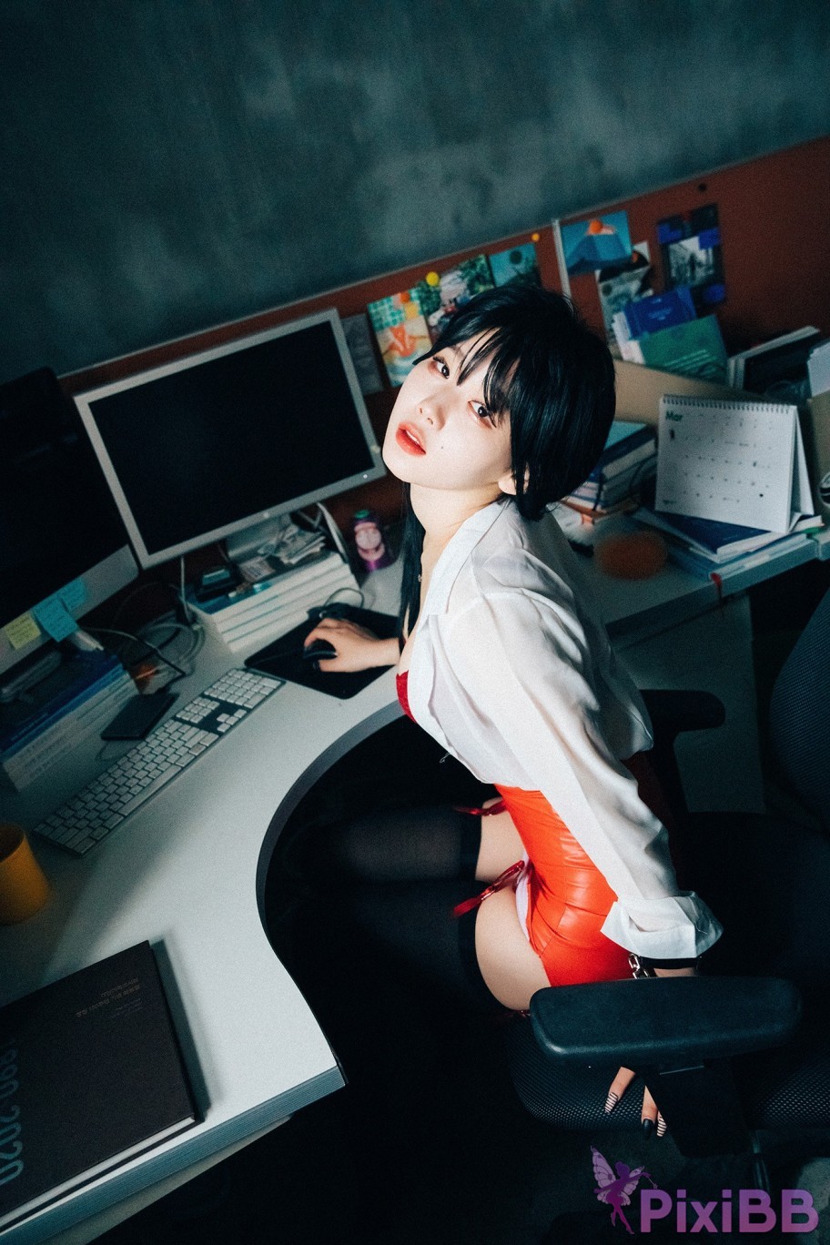 Loozy Zia Office slave PixiBB.COM 169