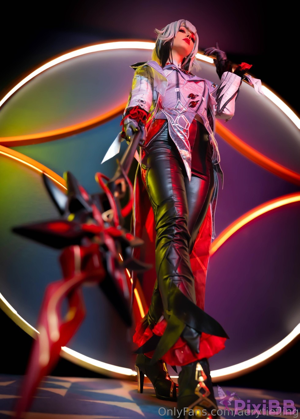 Aery Tiefling Arlecchino The Knave Genshin Impact PixiBB.COM 001