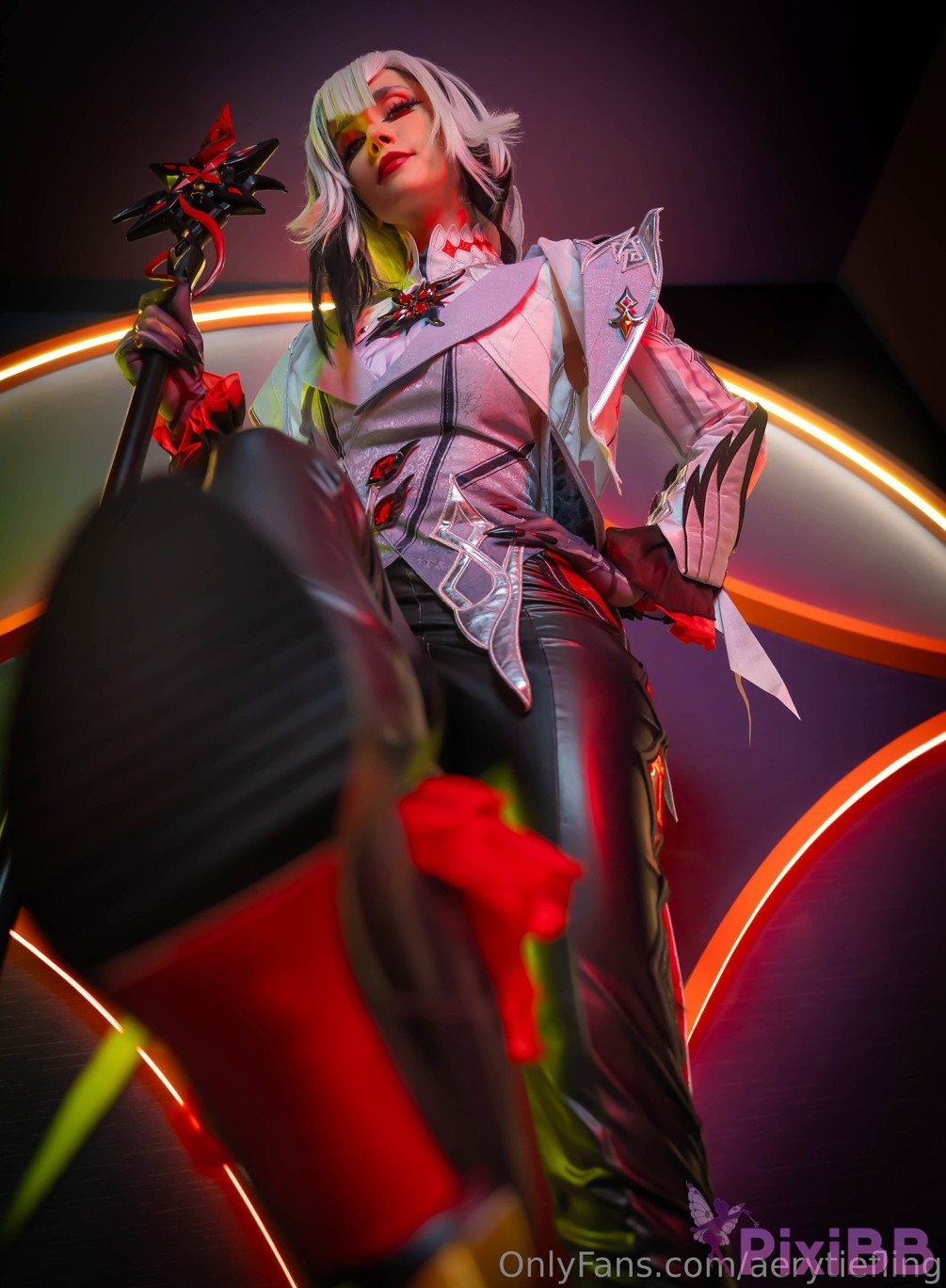 Aery Tiefling Arlecchino The Knave Genshin Impact PixiBB.COM 005