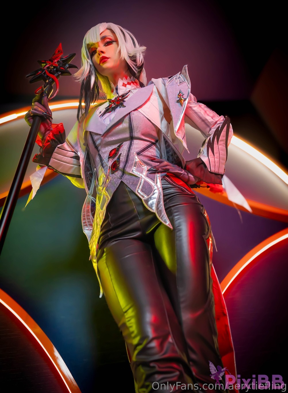 Aery Tiefling Arlecchino The Knave Genshin Impact PixiBB.COM 006