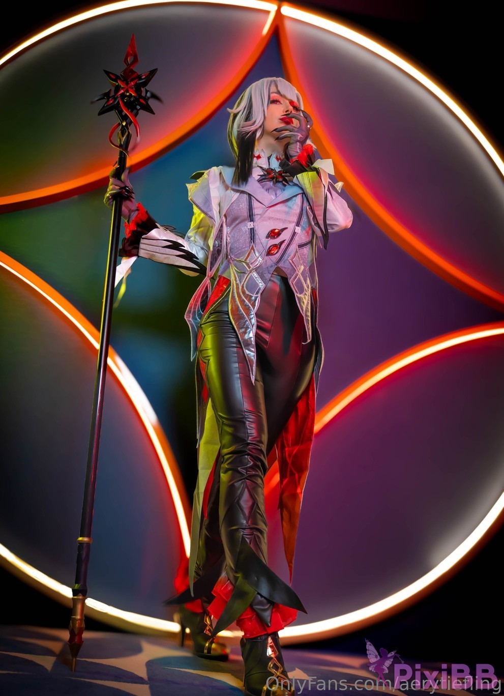 Aery Tiefling Arlecchino The Knave Genshin Impact PixiBB.COM 007