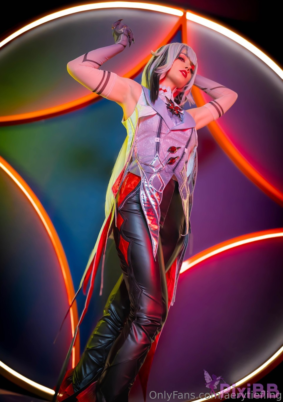 Aery Tiefling Arlecchino The Knave Genshin Impact PixiBB.COM 009