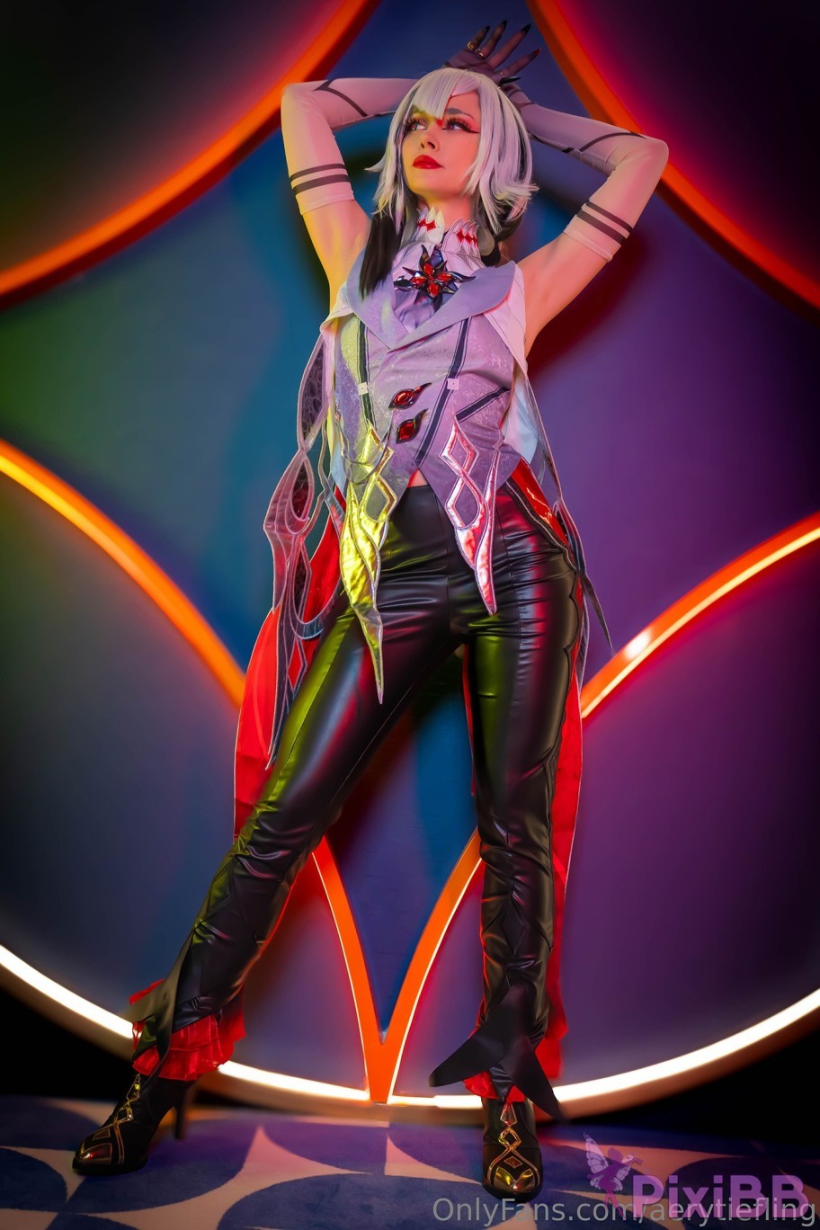 Aery Tiefling Arlecchino The Knave Genshin Impact PixiBB.COM 011