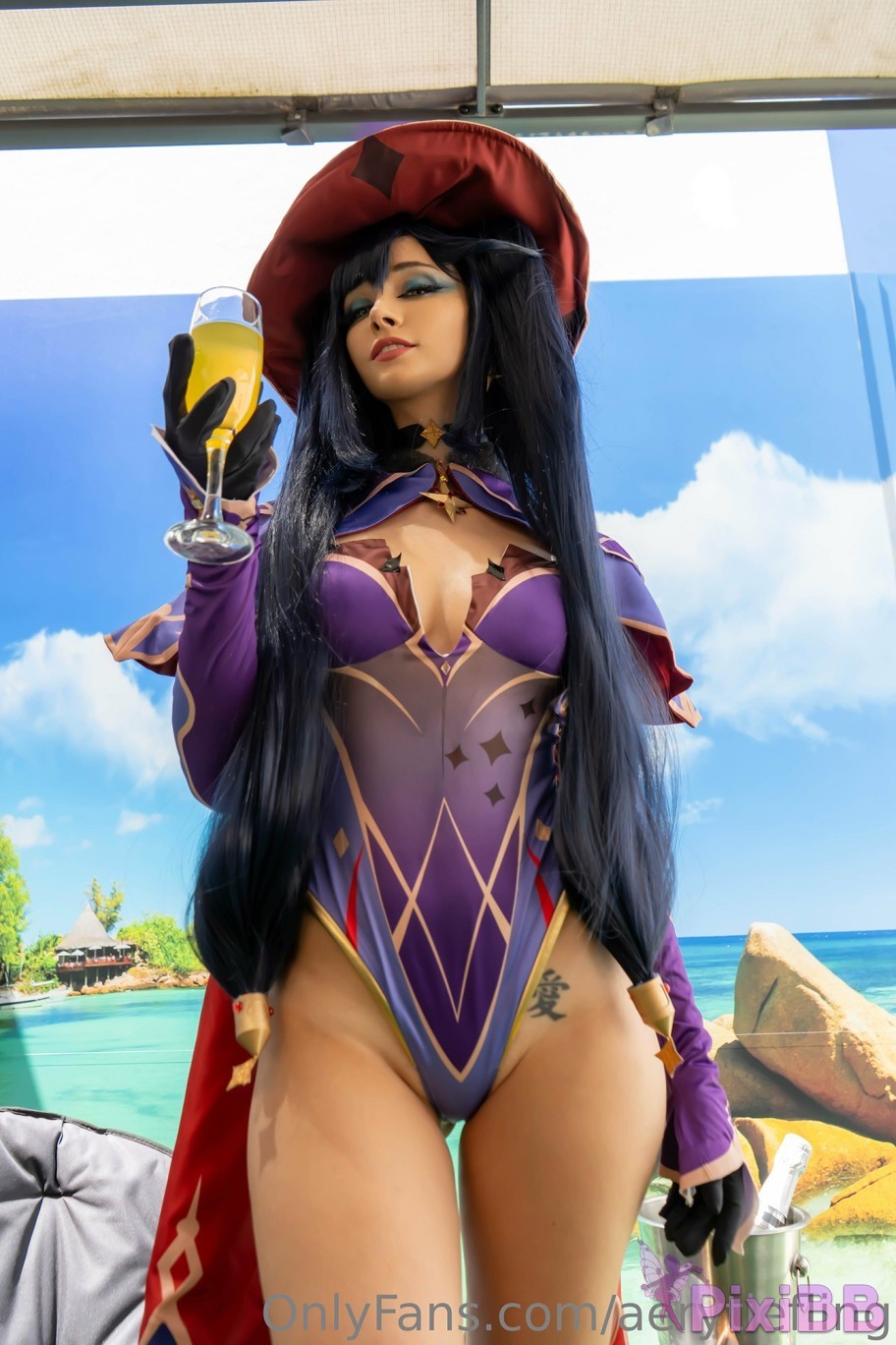 Aery Tiefling Mona Megistus Genshin Impact PixiBB.COM 001