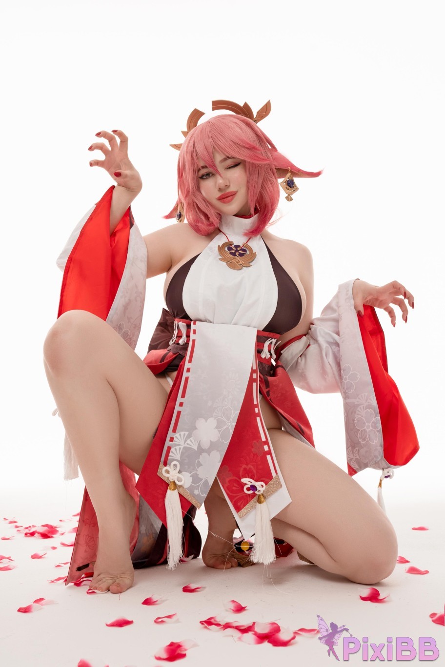 Alina Becker Yae Miko Genshin Impact PixiBB.COM 012