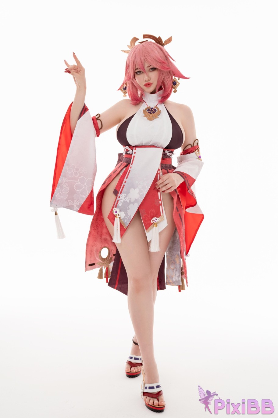 Alina Becker Yae Miko Genshin Impact PixiBB.COM 015