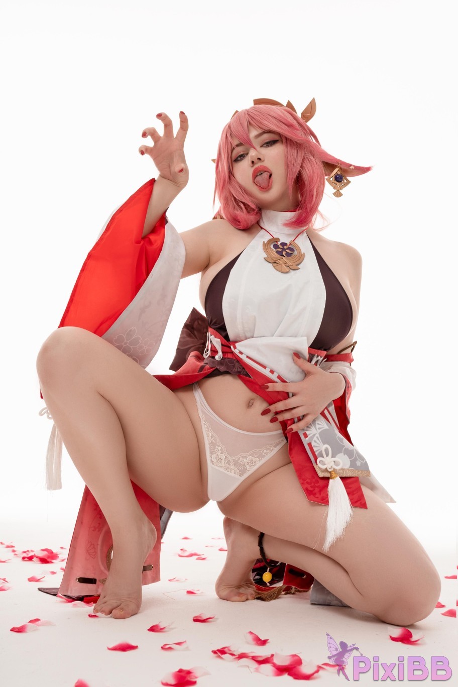 Alina Becker Yae Miko Genshin Impact PixiBB.COM 021