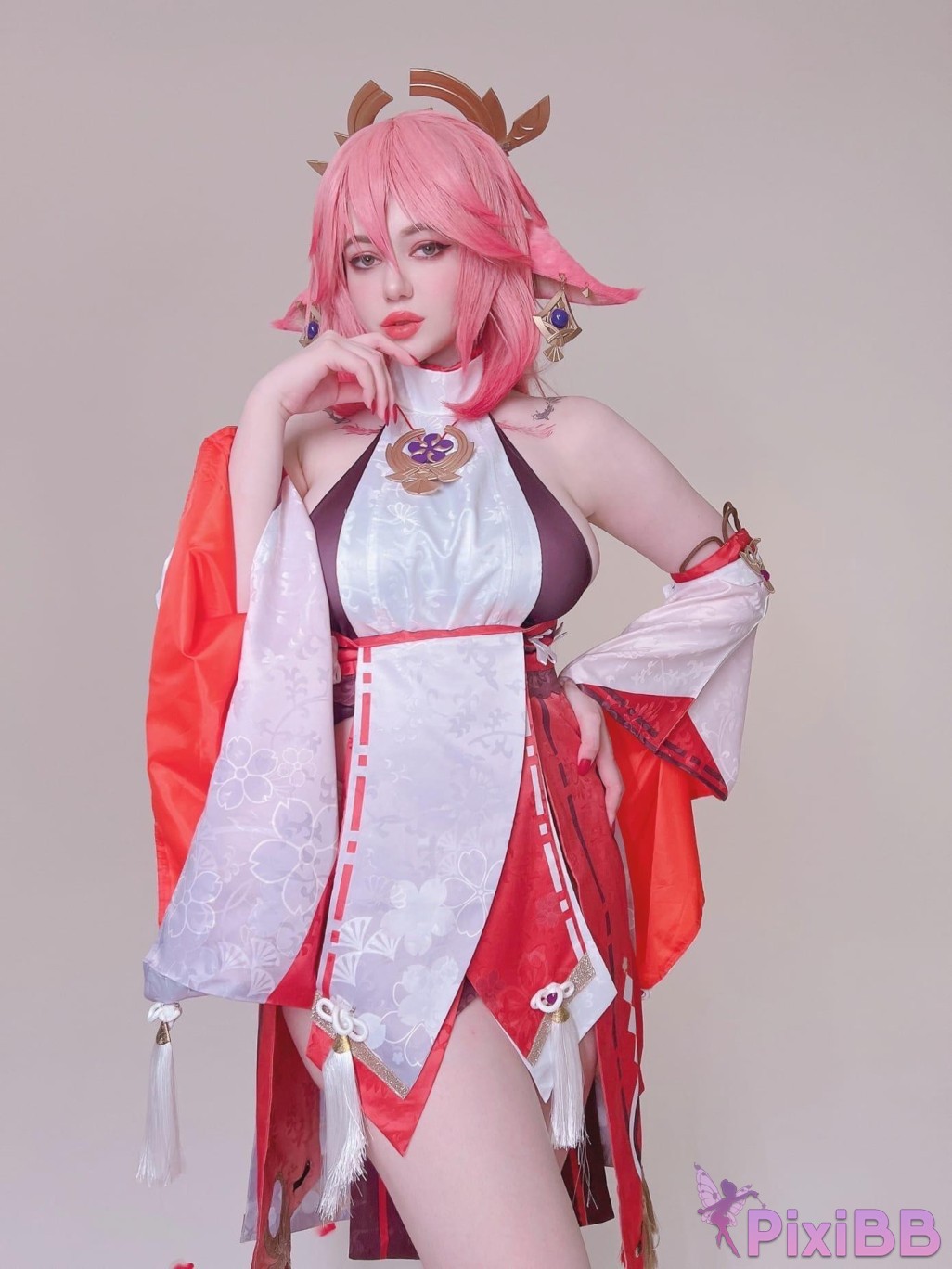 Alina Becker Yae Miko Genshin Impact PixiBB.COM 029