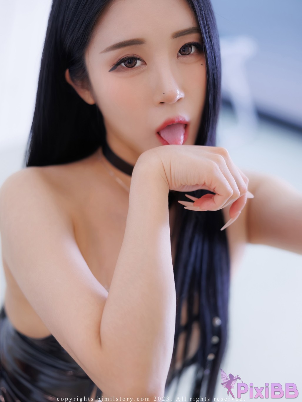 Bimilstory Bomi Vol.32 The Transparent Outfit Catgirl PixiBB.COM 097