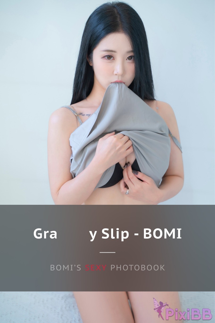 Bomi Gray Slip PixiBB.COM 010