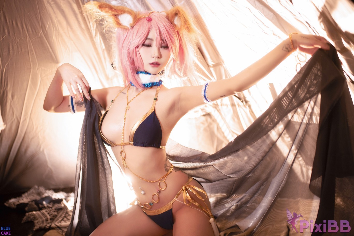 BLUECAKE Bomi Pink Dancer PixiBB.COM 041