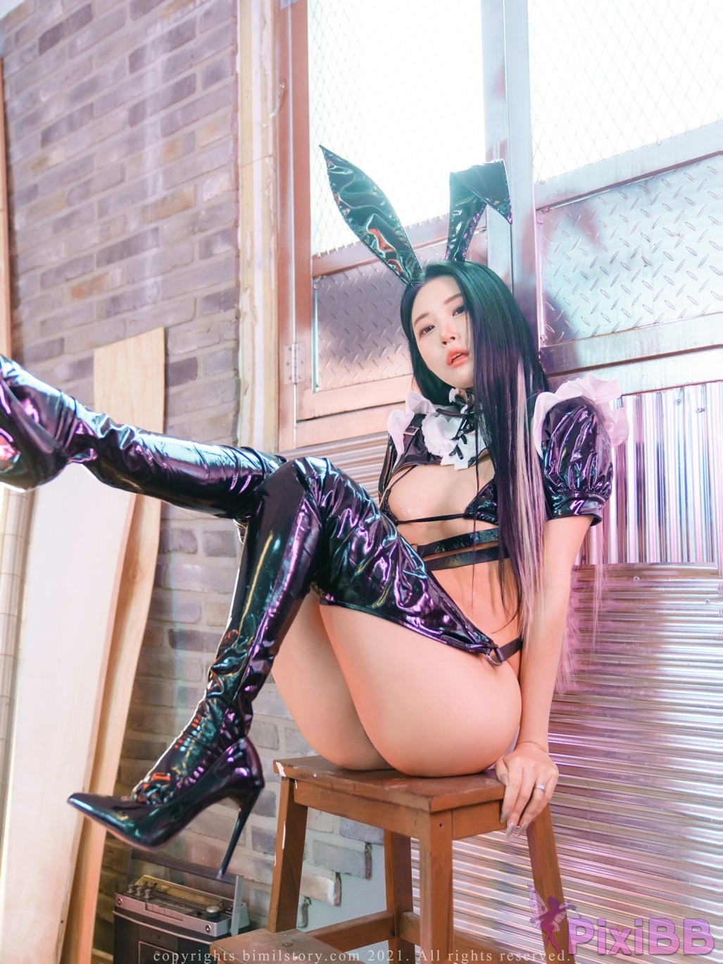 Bimilstory Bomi Vol.03 Sexy bunny girl maid PixiBB.COM 017