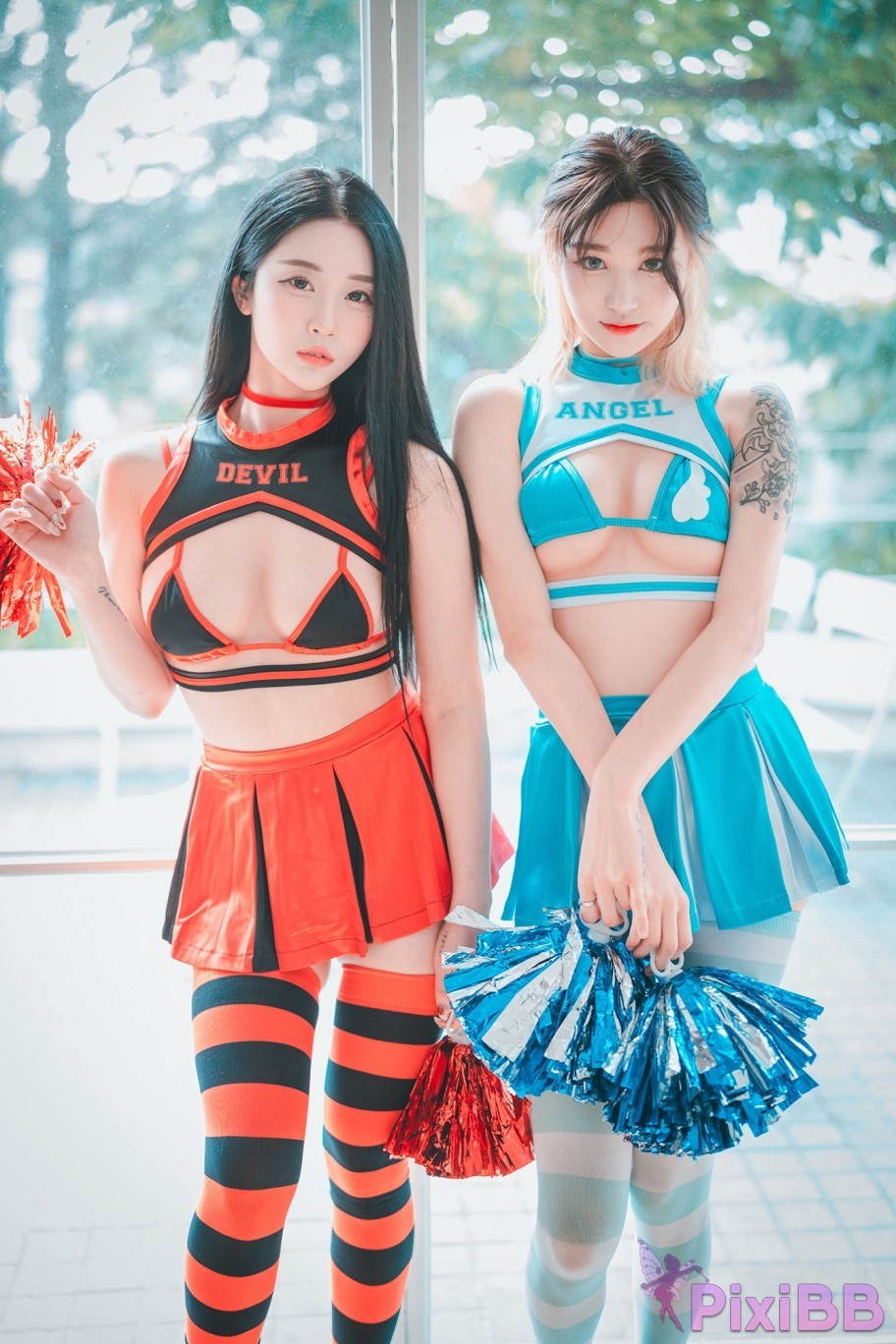 DJAWA Photo Tae Ri and Bomi Devil 666 and Angel 777 PixiBB.COM 003