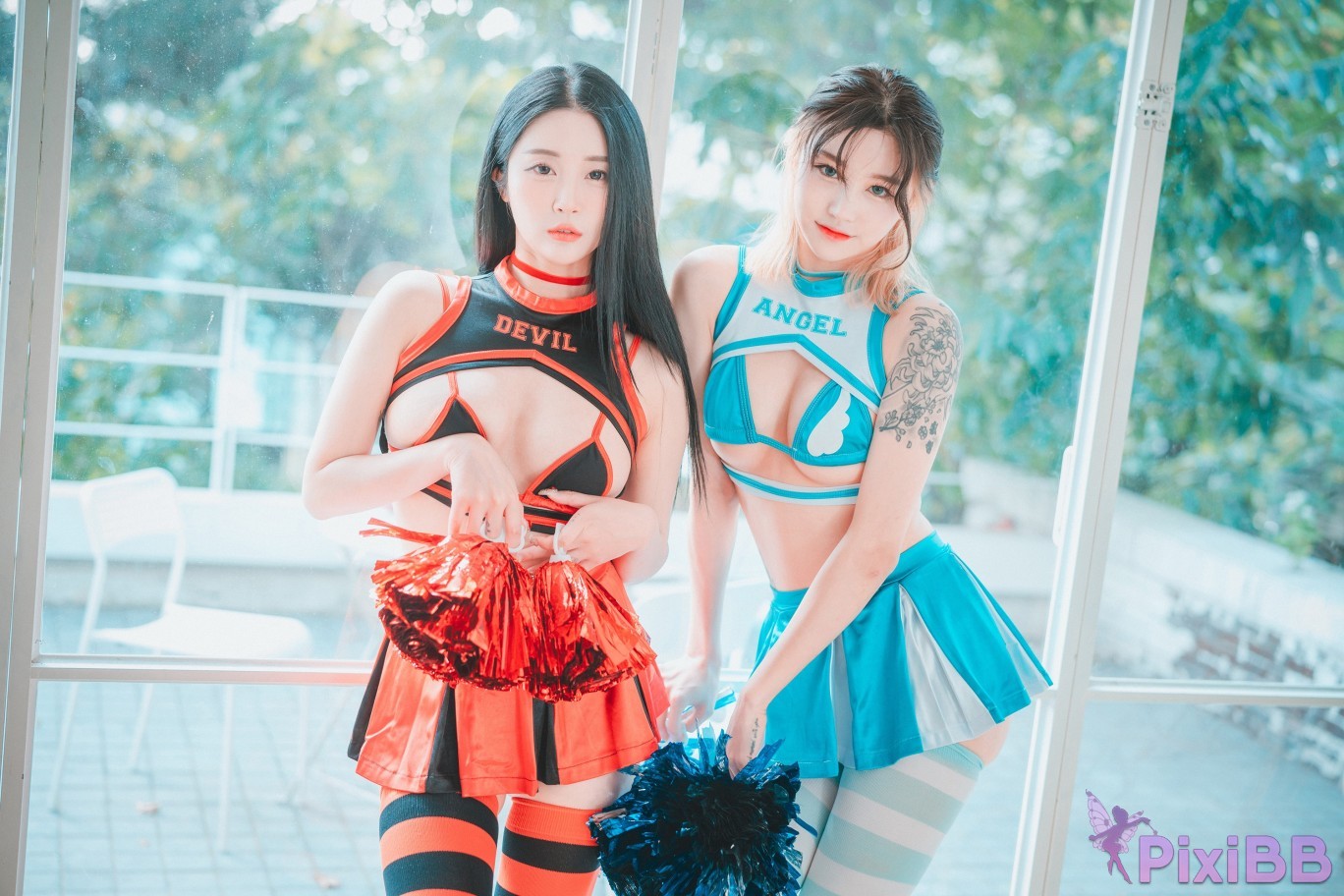 DJAWA Photo Tae Ri and Bomi Devil 666 and Angel 777 PixiBB.COM 005