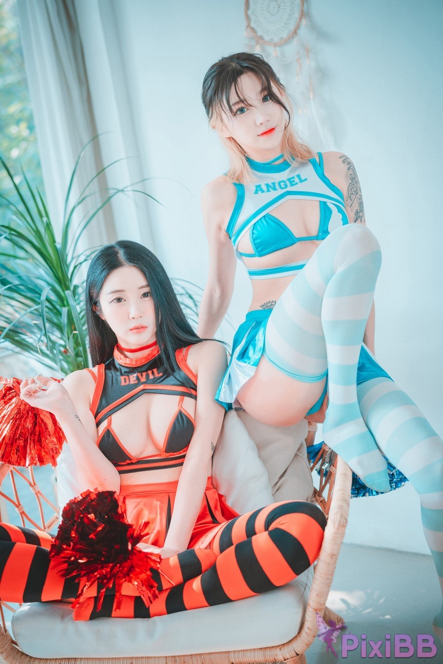 DJAWA Photo Tae Ri and Bomi Devil 666 and Angel 777 PixiBB.COM 010