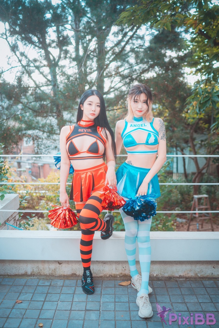 DJAWA Photo Tae Ri and Bomi Devil 666 and Angel 777 PixiBB.COM 022