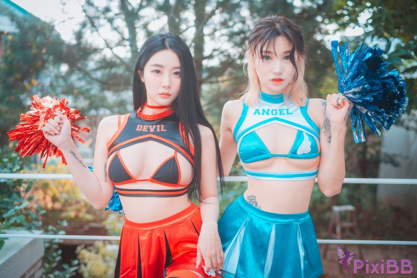 DJAWA Photo Tae Ri and Bomi Devil 666 and Angel 777 PixiBB.COM 023